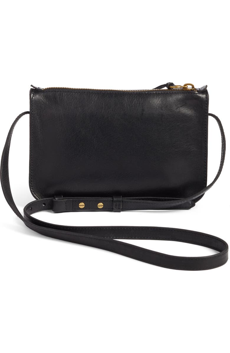 Madewell The Simple Leather Crossbody Bag, Alternate, color,