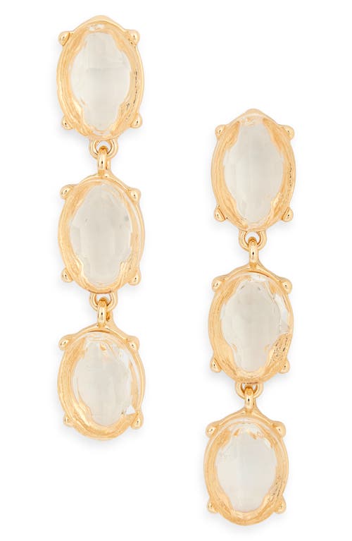 Leith Triple Drop Earrings In Gold