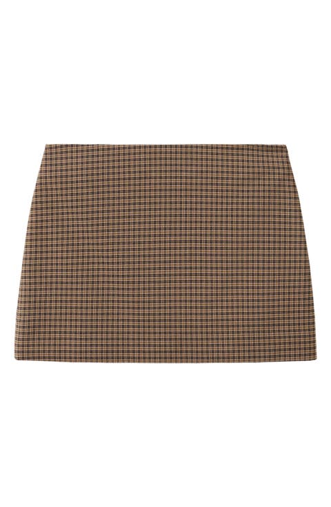 Check Miniskirt