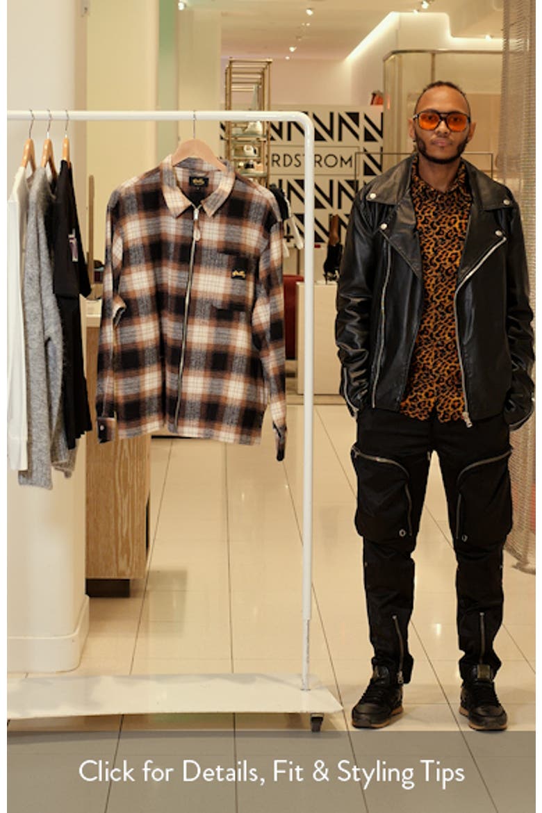 Plaid Zip Overshirt video