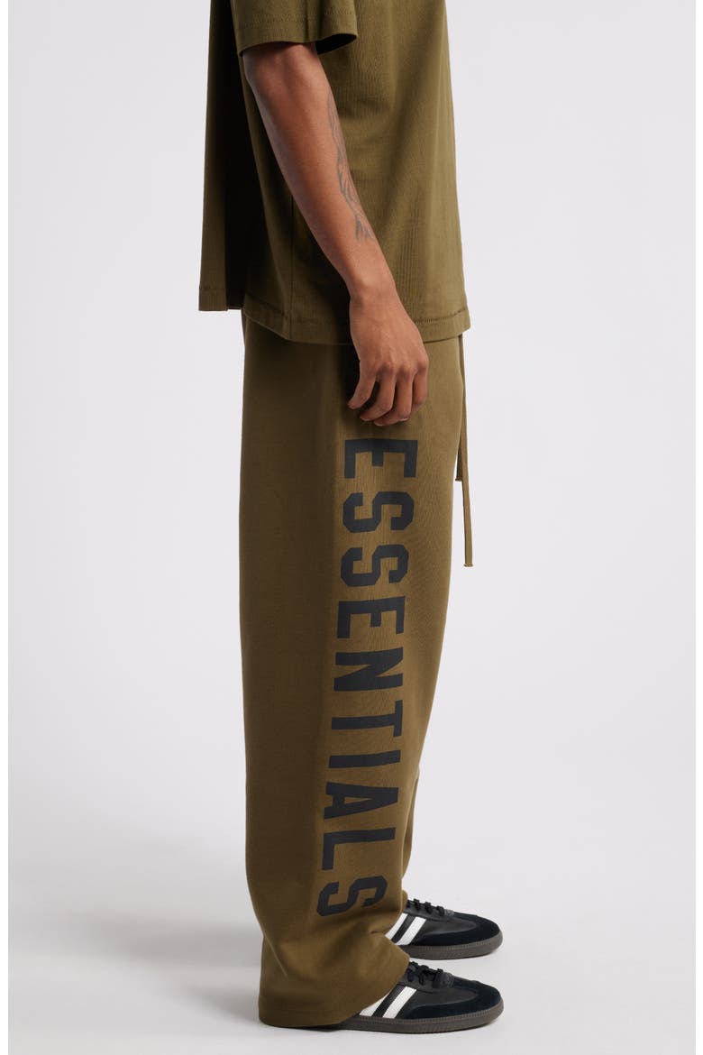 Gender Inclusive Relaxed Fit Cotton Blend Sweatpants, Alternate, color, OLIVE