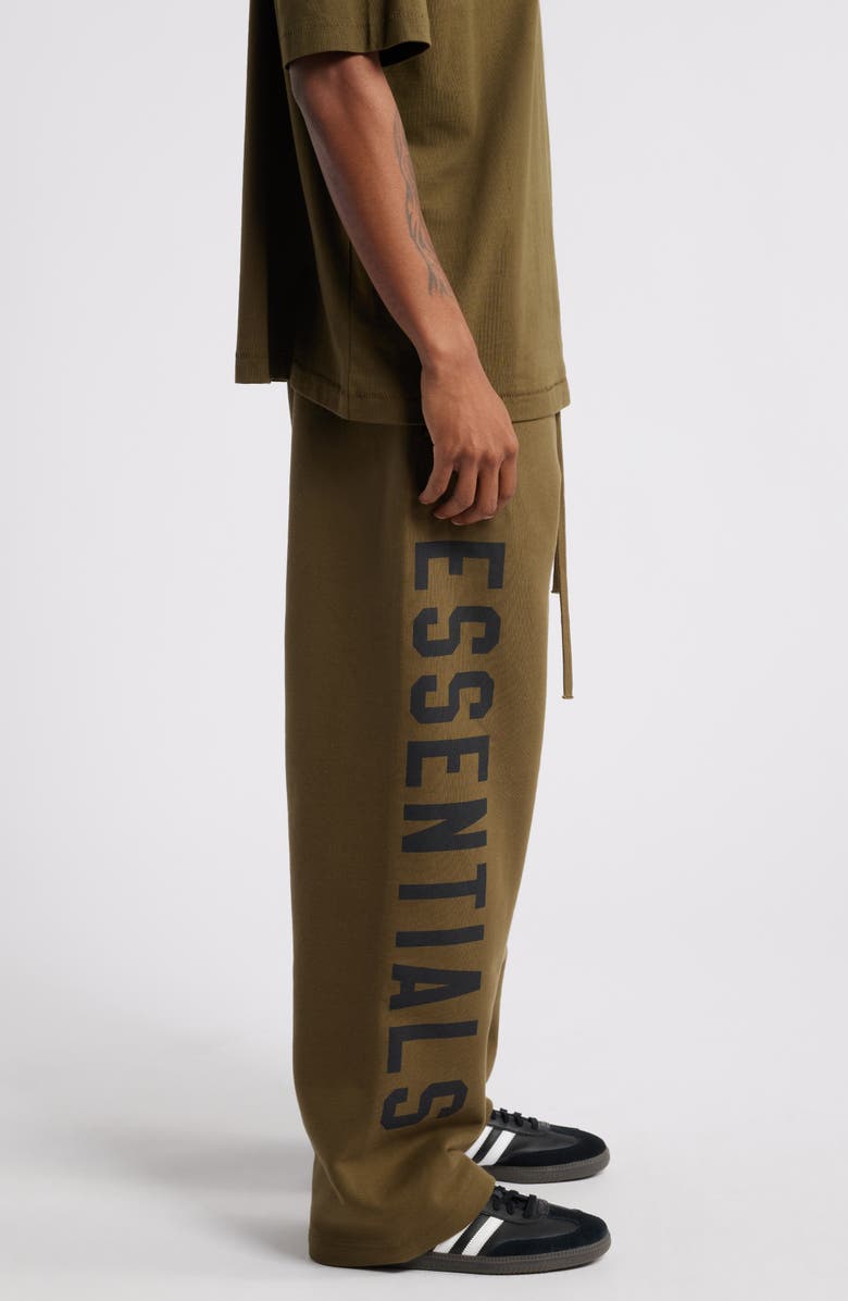 Fear of God Essentials Gender Inclusive Relaxed Fit Cotton Blend Sweatpants, Alternate, color, Olive