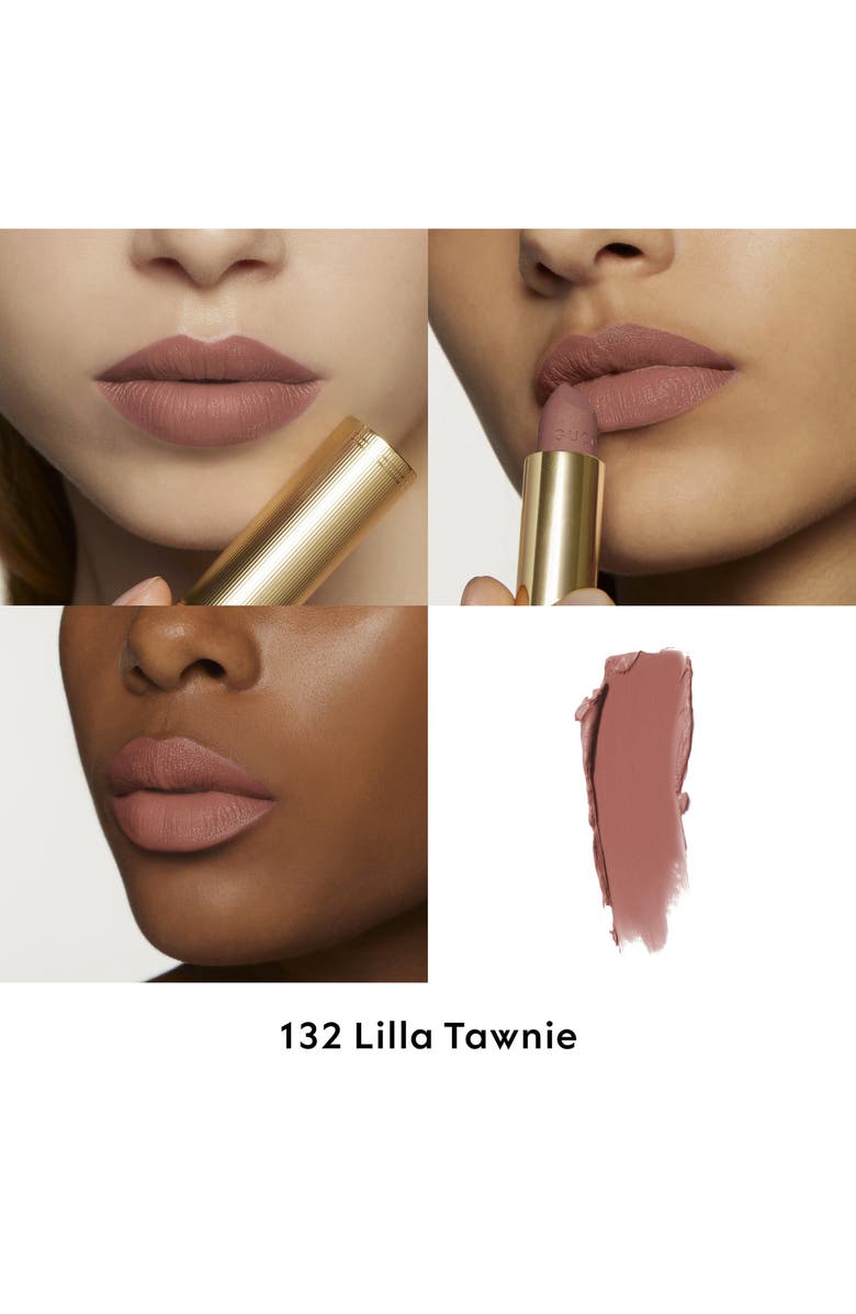 Gucci Rouge à Lèvres Voile Lipstick, Alternate, color, Lilla Tawnie