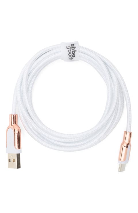 6-Foot Rapid Charge USB to USB-C Cable