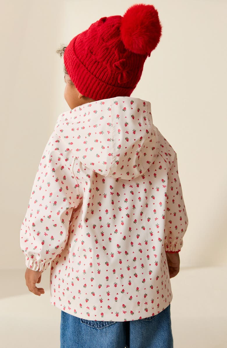 NEXT Kids' Print Waterproof Hooded Jacket, Alternate, color, Neutral