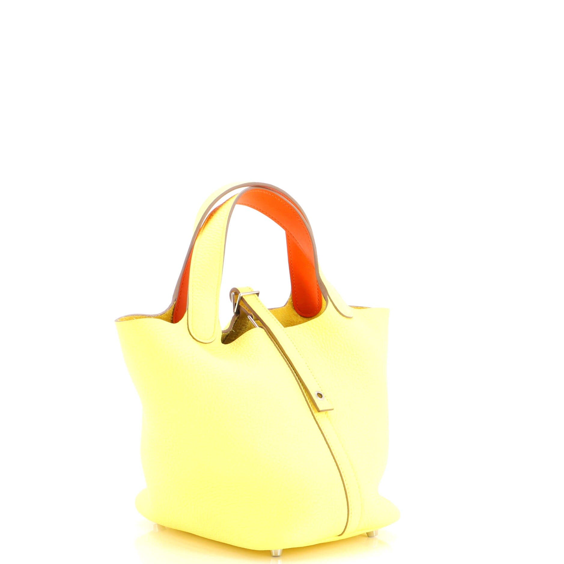 Eclat Picotin Lock Bag Clemence PM, Alternate, color, Yellow