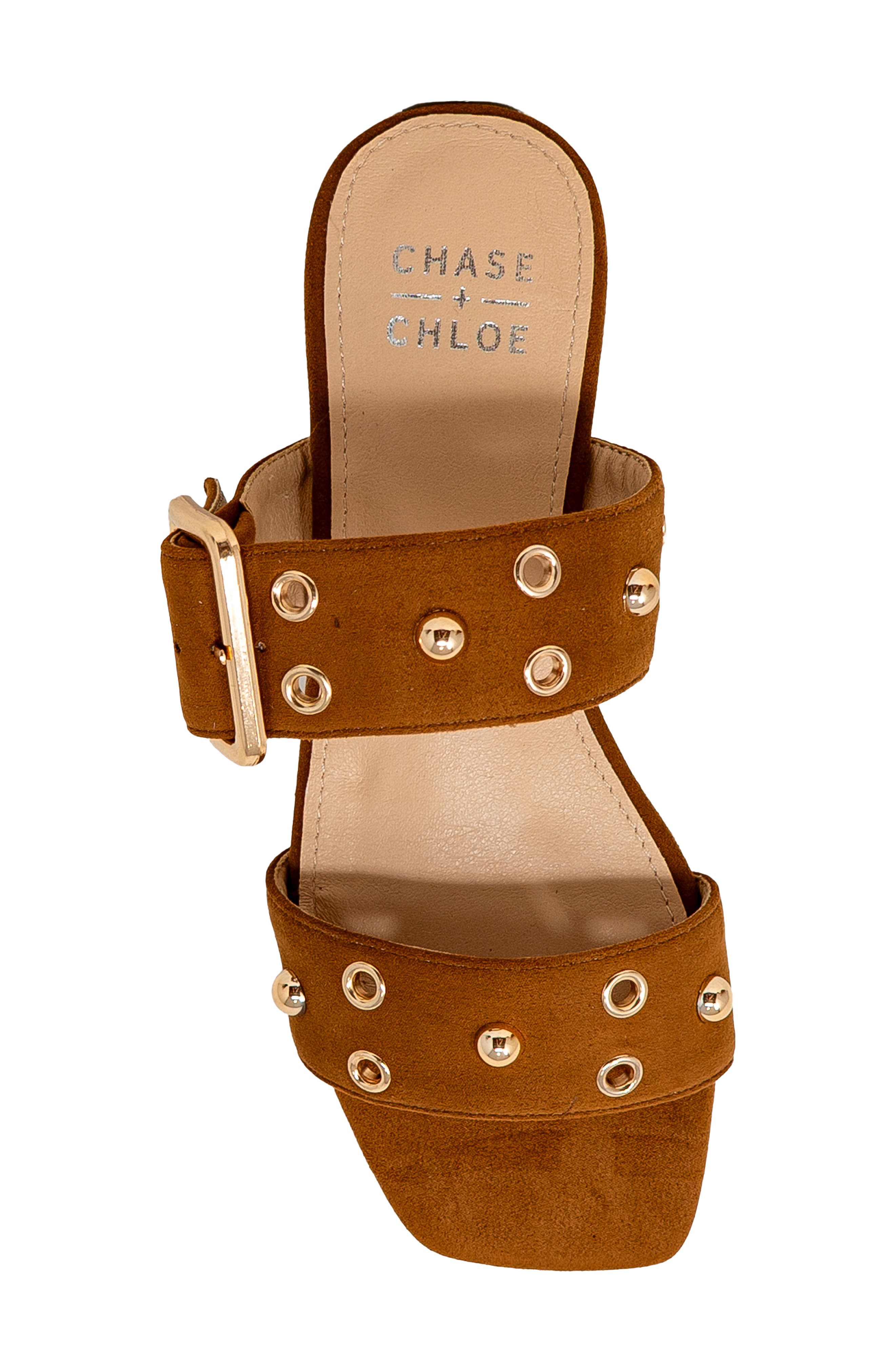 Eve Double Strap Slide Sandal, Alternate, color, TAN SUEDE