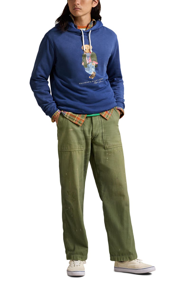 Polo Ralph Lauren Polo Bear Fleece Graphic Hoodie, Alternate, color, 