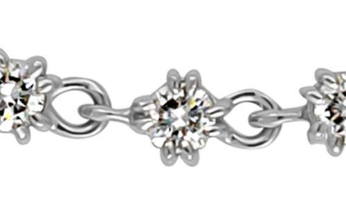 Bony Levy Liora Diamond Station Tennis Bracelet In Metallic