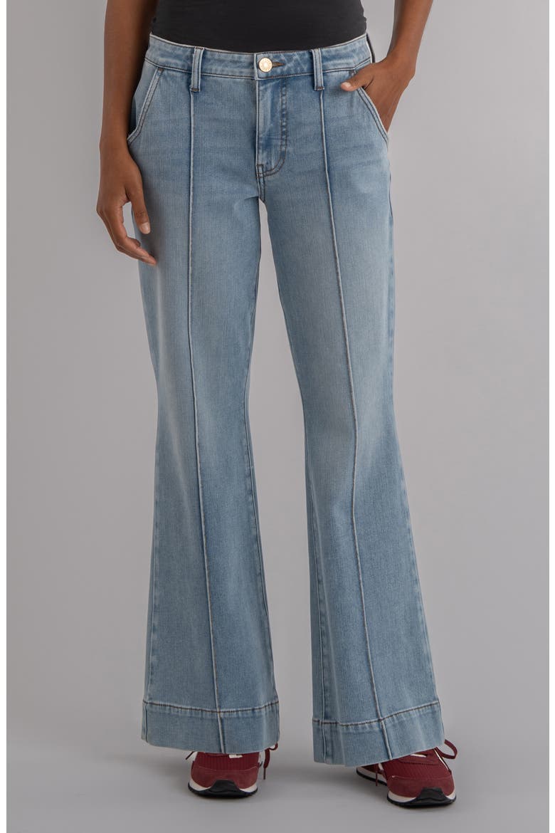 Ana Seamed High Waist Flare Jeans, Main, color, CONSIDERED