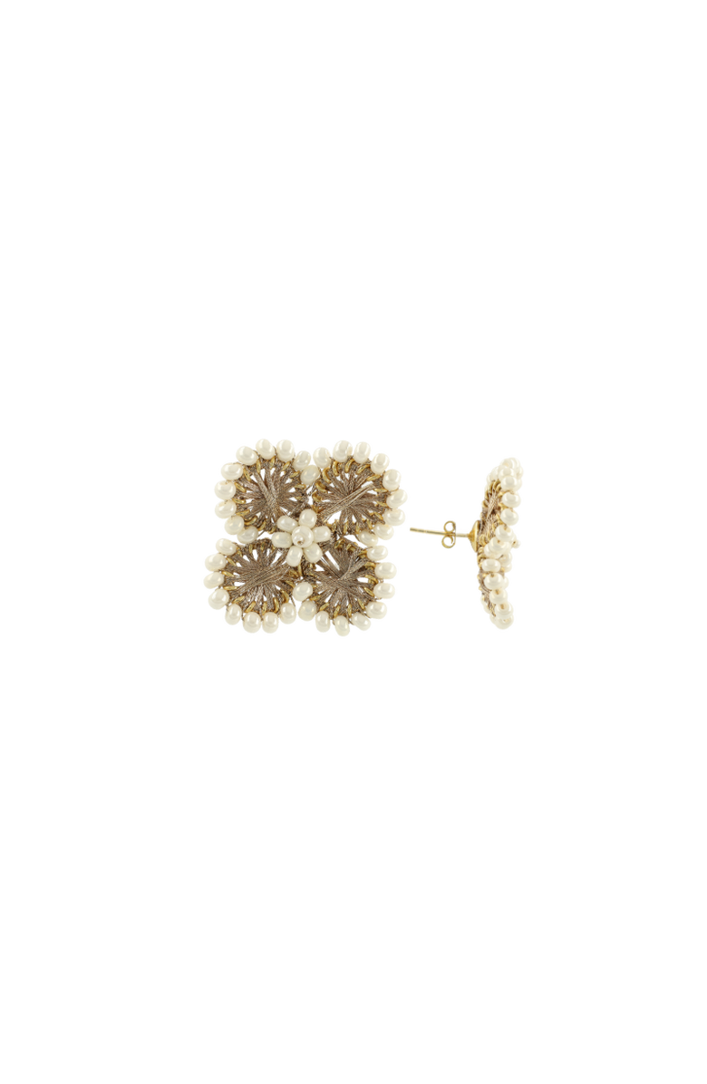 LOTT.gioielli CE SI Flower Earring S - Champagne, Main, color, Champagne