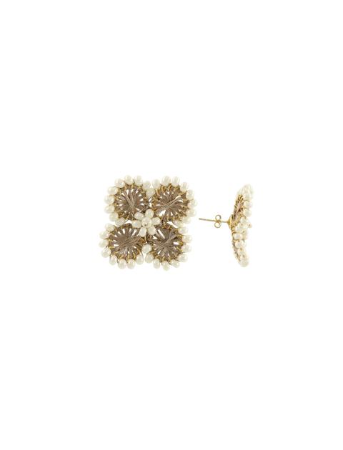 CE SI Flower Earring S - Champagne