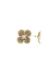 LOTT.gioielli CE SI Flower Earring S - Champagne