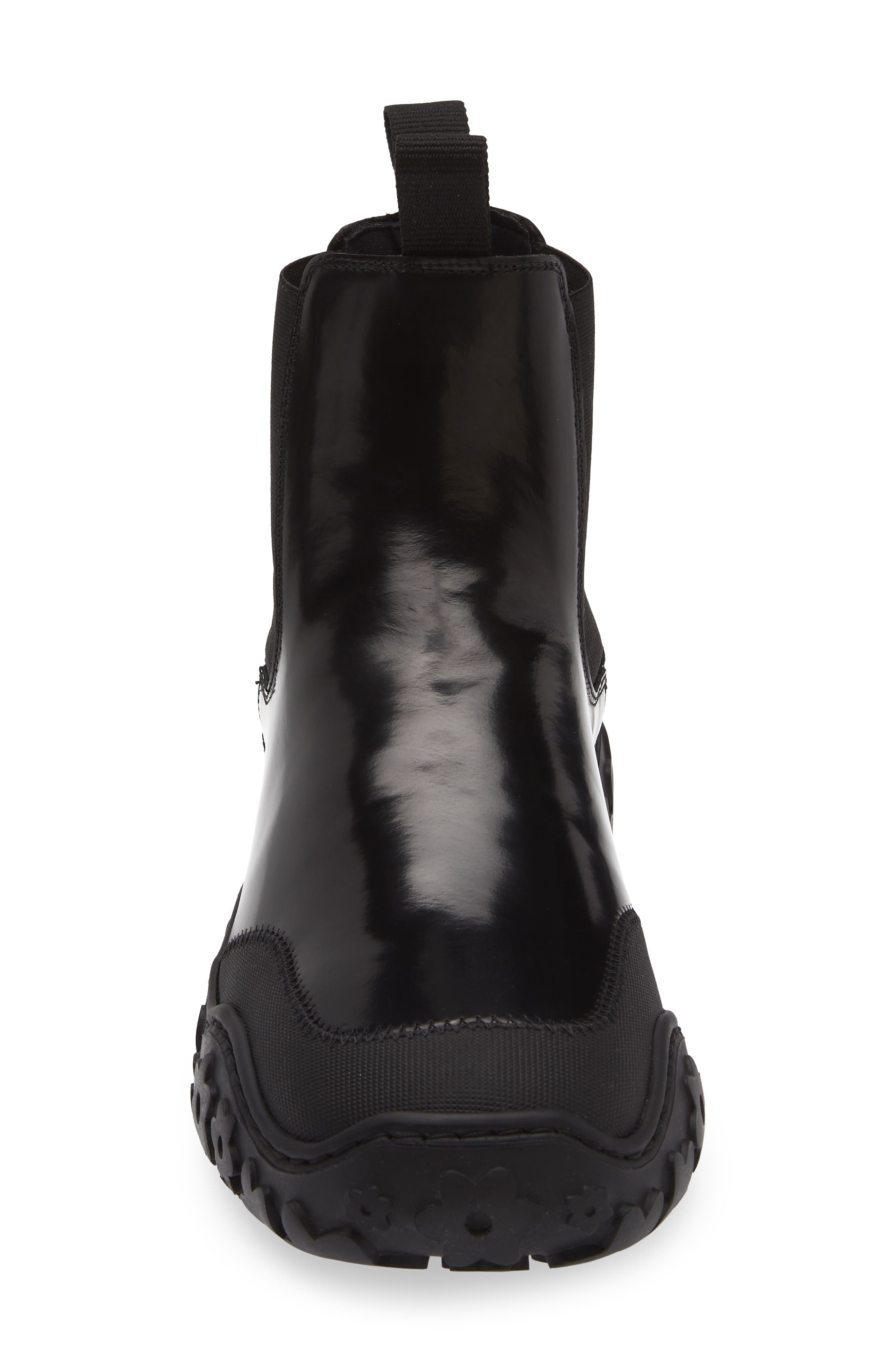 Cecilie Bahnsen Blance Floral Boot, Alternate, color, Black