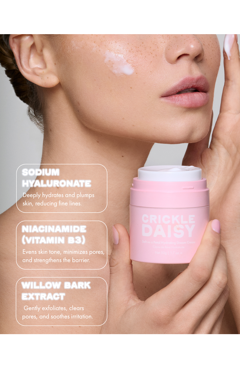 Crickle Daisy Soft as a Petal Hydrating Dream Cream, Alternate, color, NO COLOR