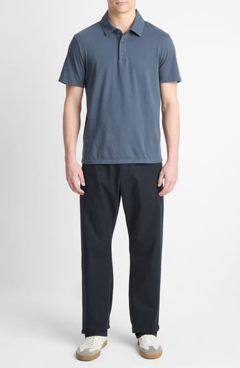 Regular Fit Garment Dyed Cotton Polo