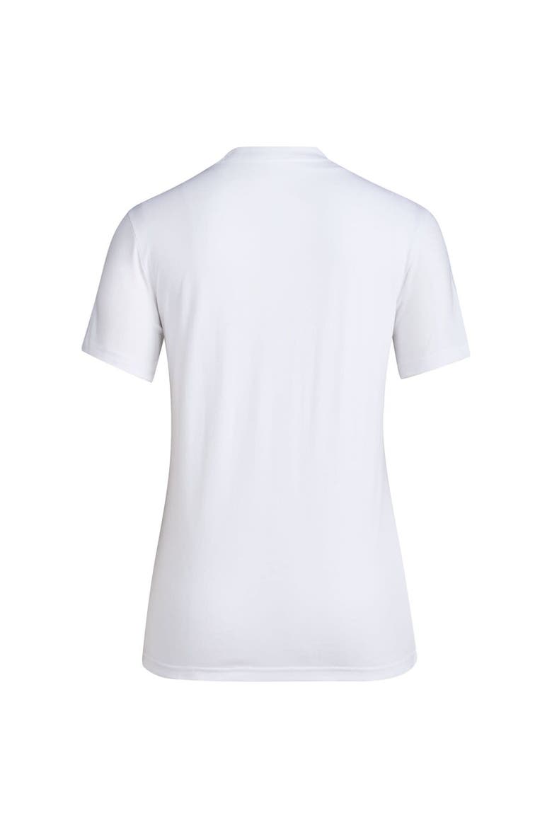 Women's adidas White Miami Hurricanes 2023 NCAA Men's Basketball Tournament March Madness Final Four Regional Champions Fresh T-Shirt, Alternate, color, White