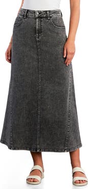 Wash Lab Denim Denim Maxi Skirt