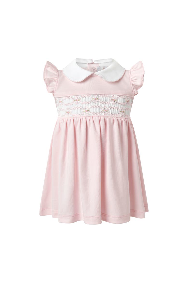 Pima Flutter Smocked Dress, Main, color, Pink