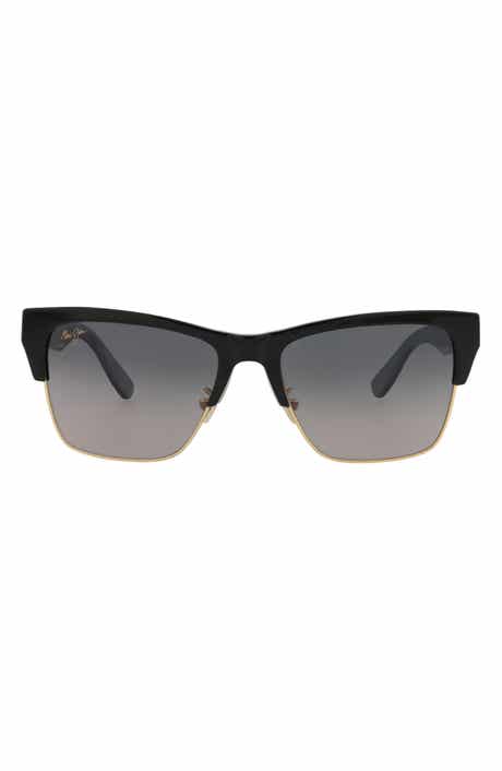 Maui Jim 56mm Half Rim Sunglasses