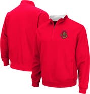 COLOSSEUM Men's Colosseum Red Cornell Big Red Tortugas Logo Quarter-Zip Jacket