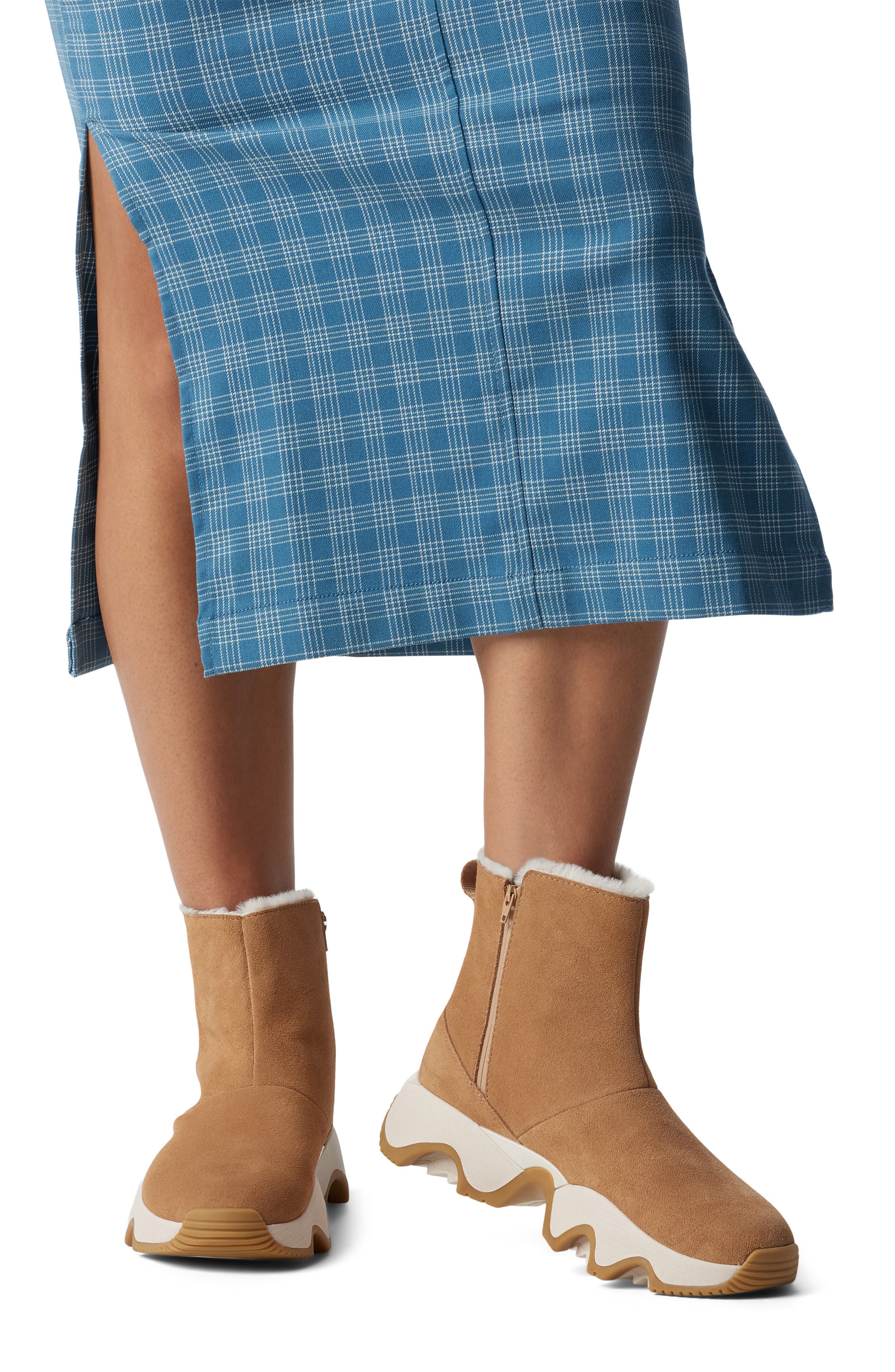 SOREL Kinetic Impact Short Waterproof Boot, Alternate, color, Tawny Buff/ Gum