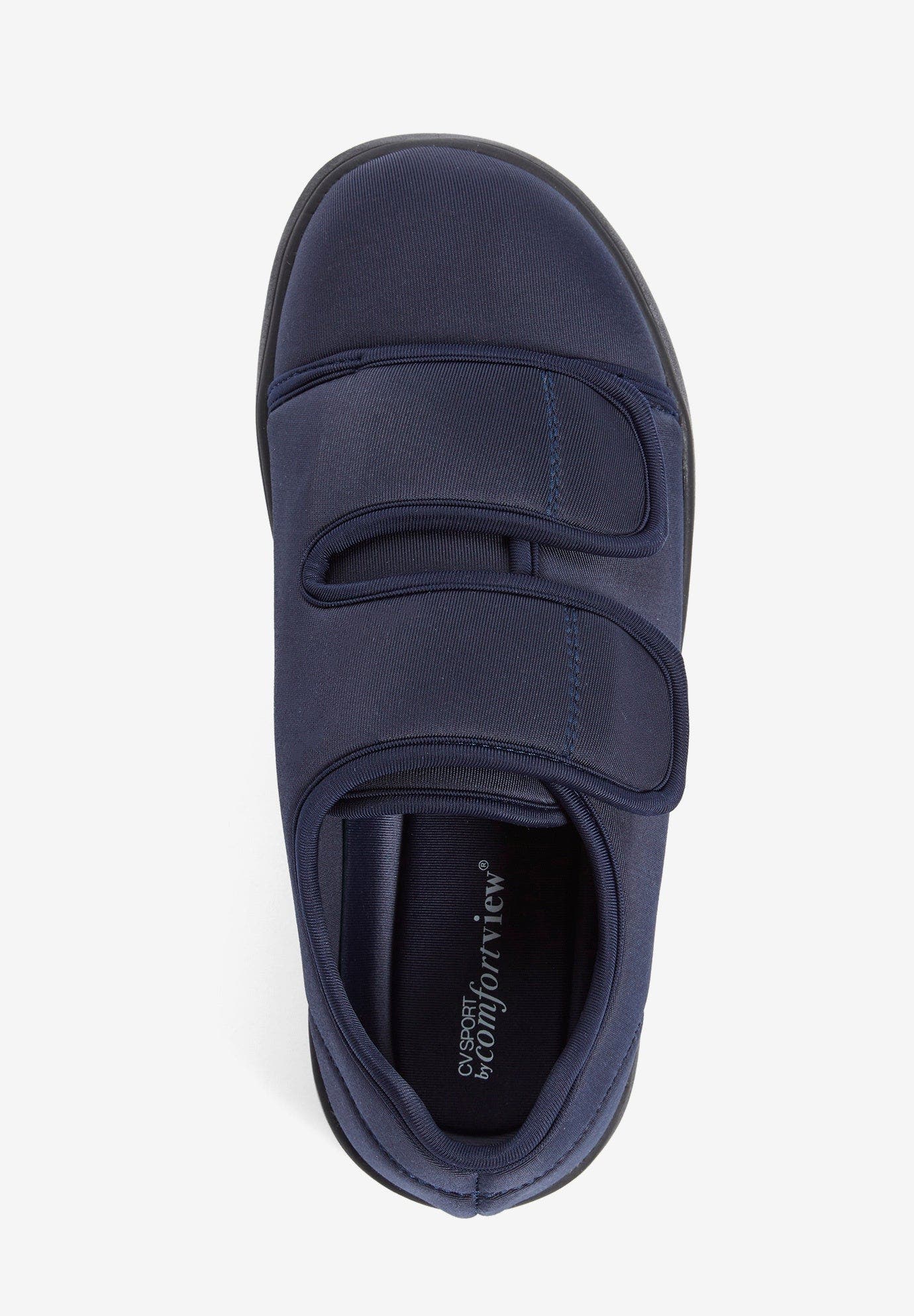 The Extra Wide Microbacterial Walking Shoe, Alternate, color, NAVY