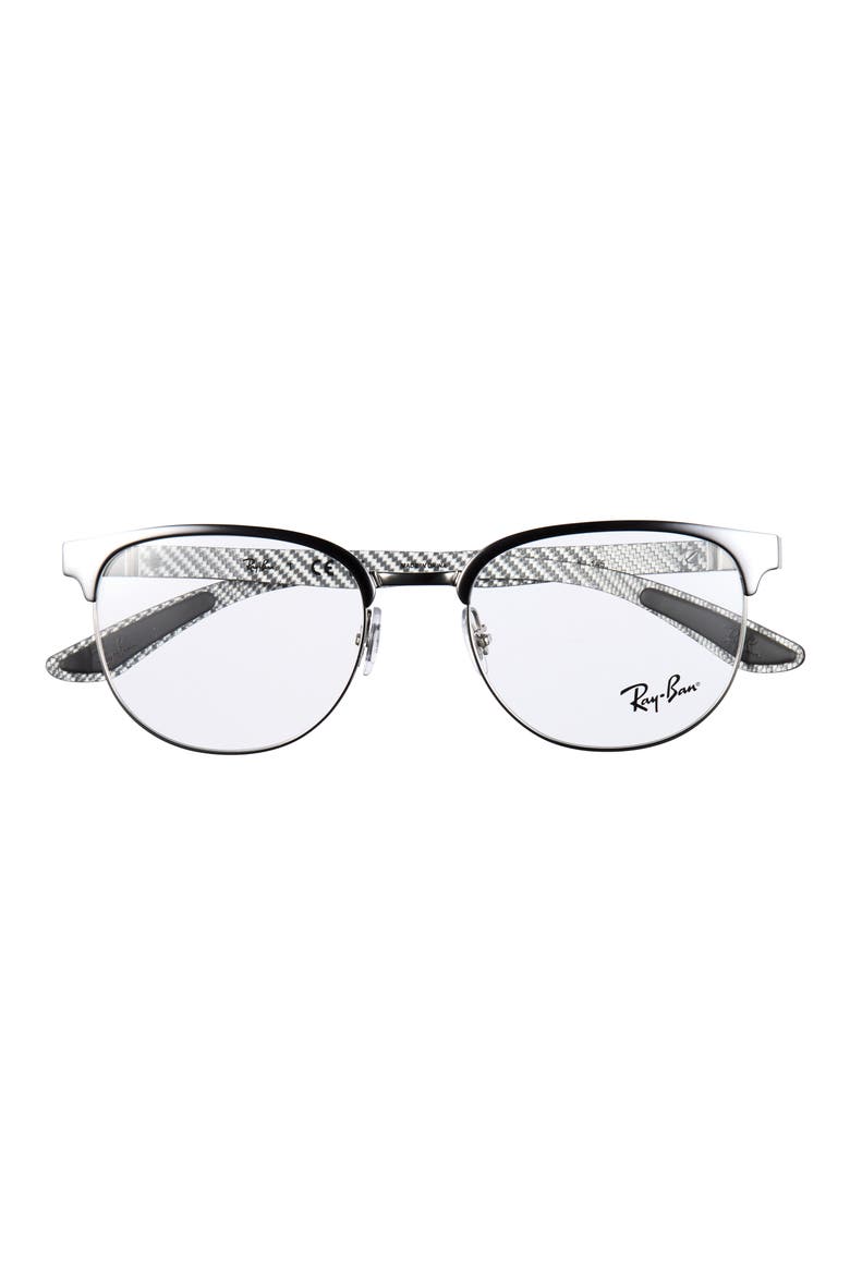 52mm Irregular Optical Glasses, Main, color, SILVER
