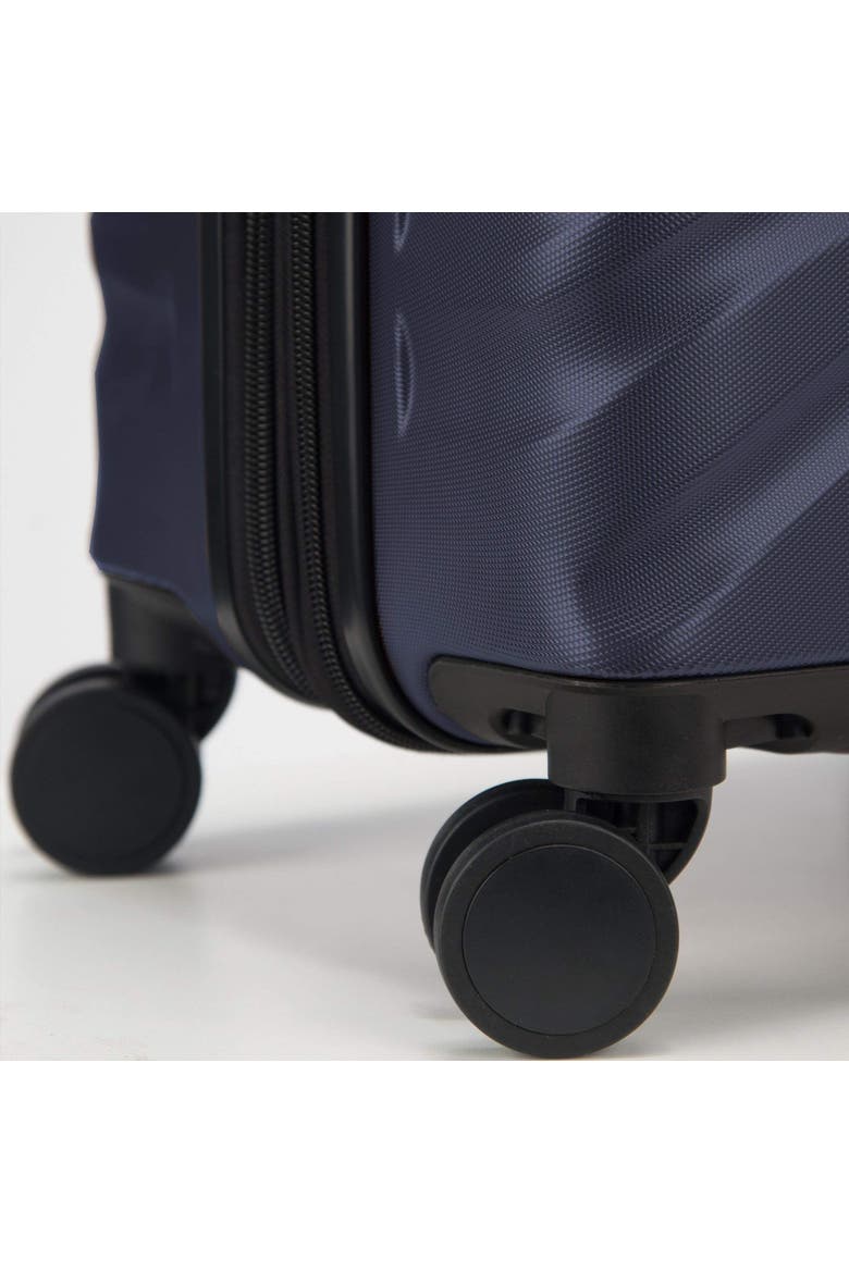Alexis Hardside Expandable 21" Carry On Spinner Luggage, Alternate, color, Navy