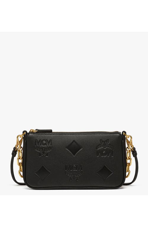 Mcm Aren Chain Crossbody In Black