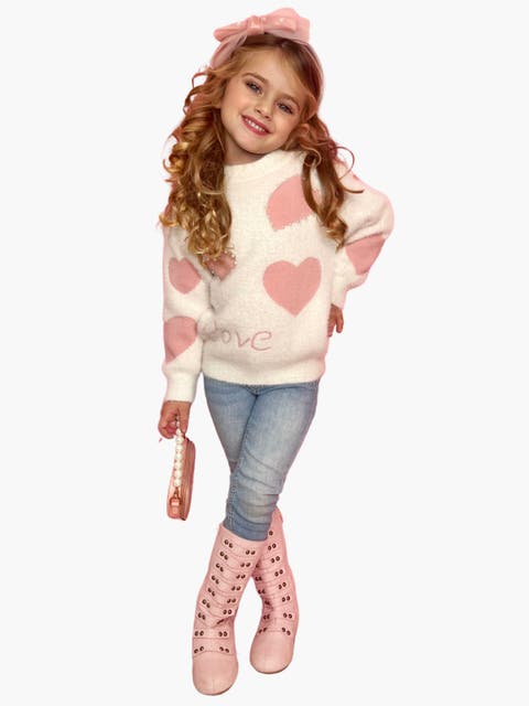 Made To Love You Pearl Knit Sweater (Toddler, Little Kid 
Big Kid)