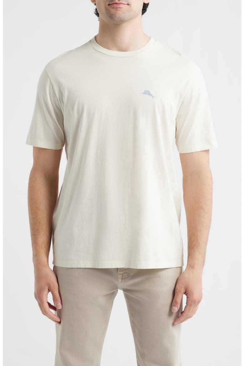 Sardina Soirée Cotton Graphic T-Shirt, Main, color, VANILLA ICE