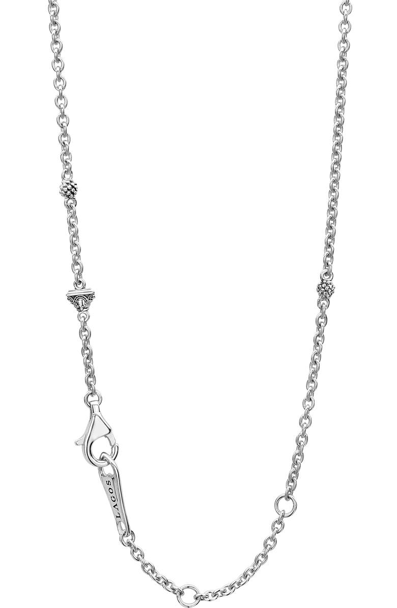 LAGOS Maya Blue Ceramic Pendant Necklace, Alternate, color,