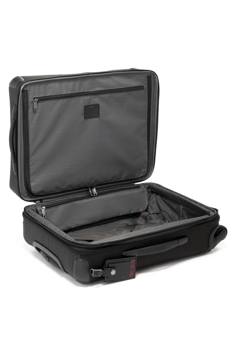 4 Wheel Expandable Carry-On Luggage, Alternate, color, GREY