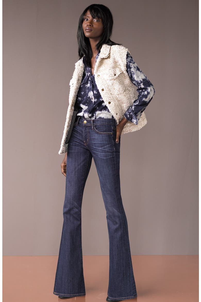 'The Low Bell' Flare Jeans, Alternate, color, GIBSON