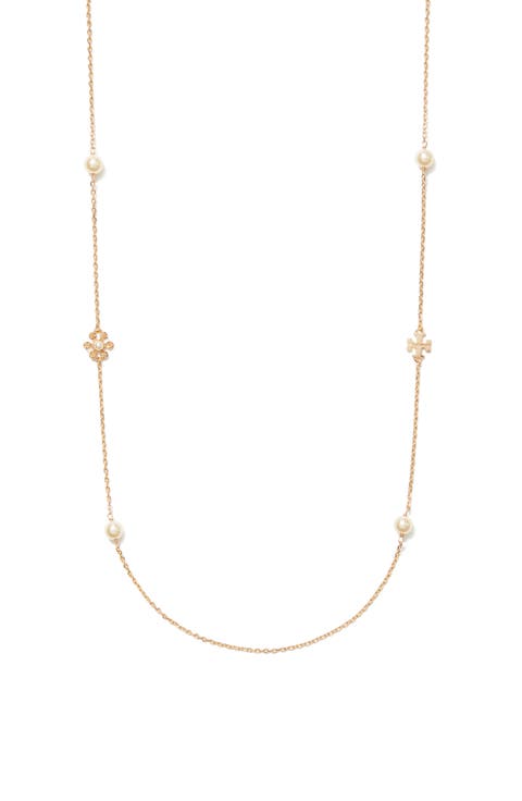 Kira Pearl Delicate Long Necklace
