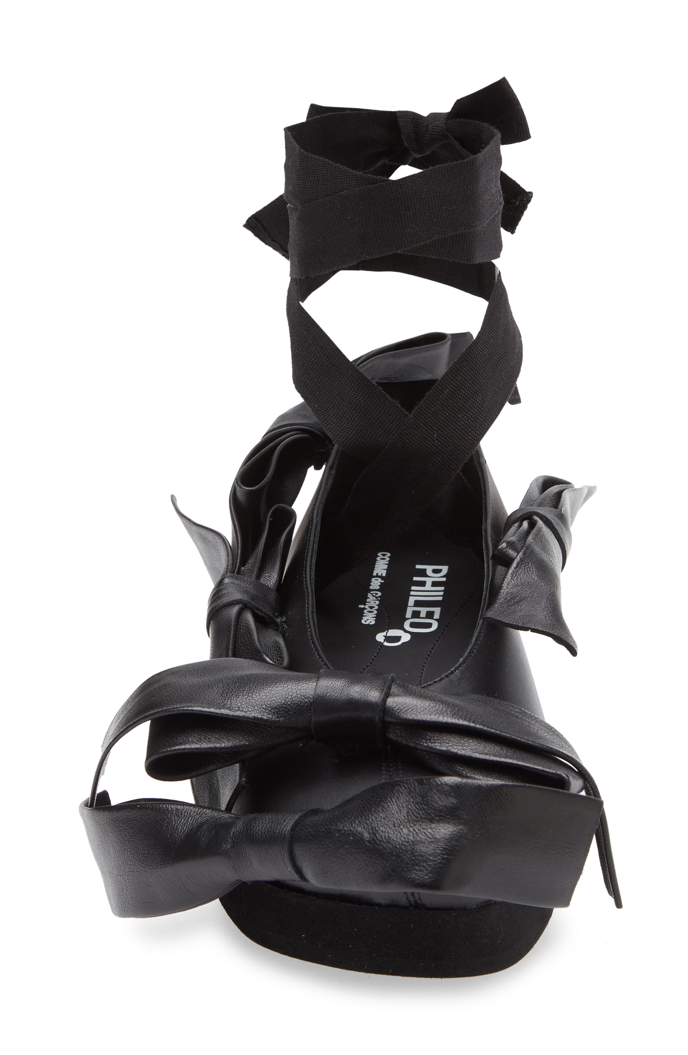 Comme des Garçons x Phileo Platform Ballet Flat, Alternate, color, Black