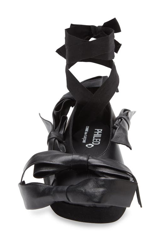 Comme Des Garçons X Phileo Platform Ballet Flat In Animal Print