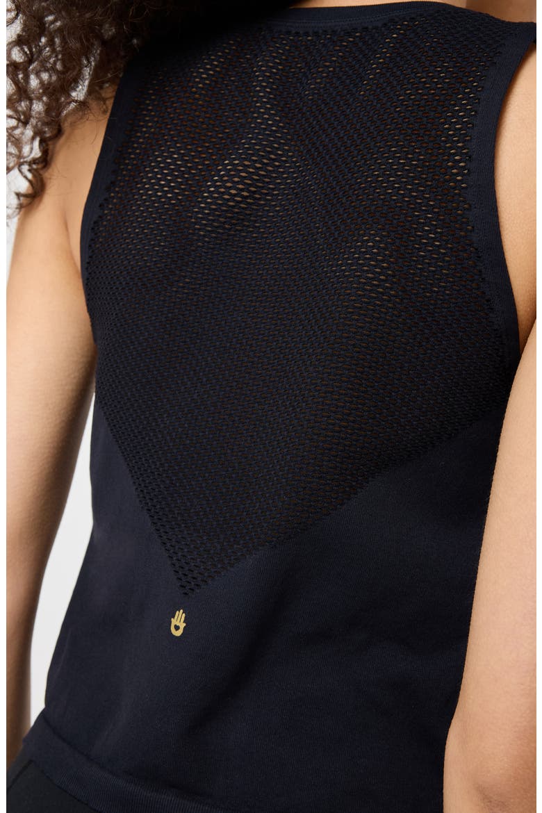 Maci Seamless Tank, Alternate, color, BLACK