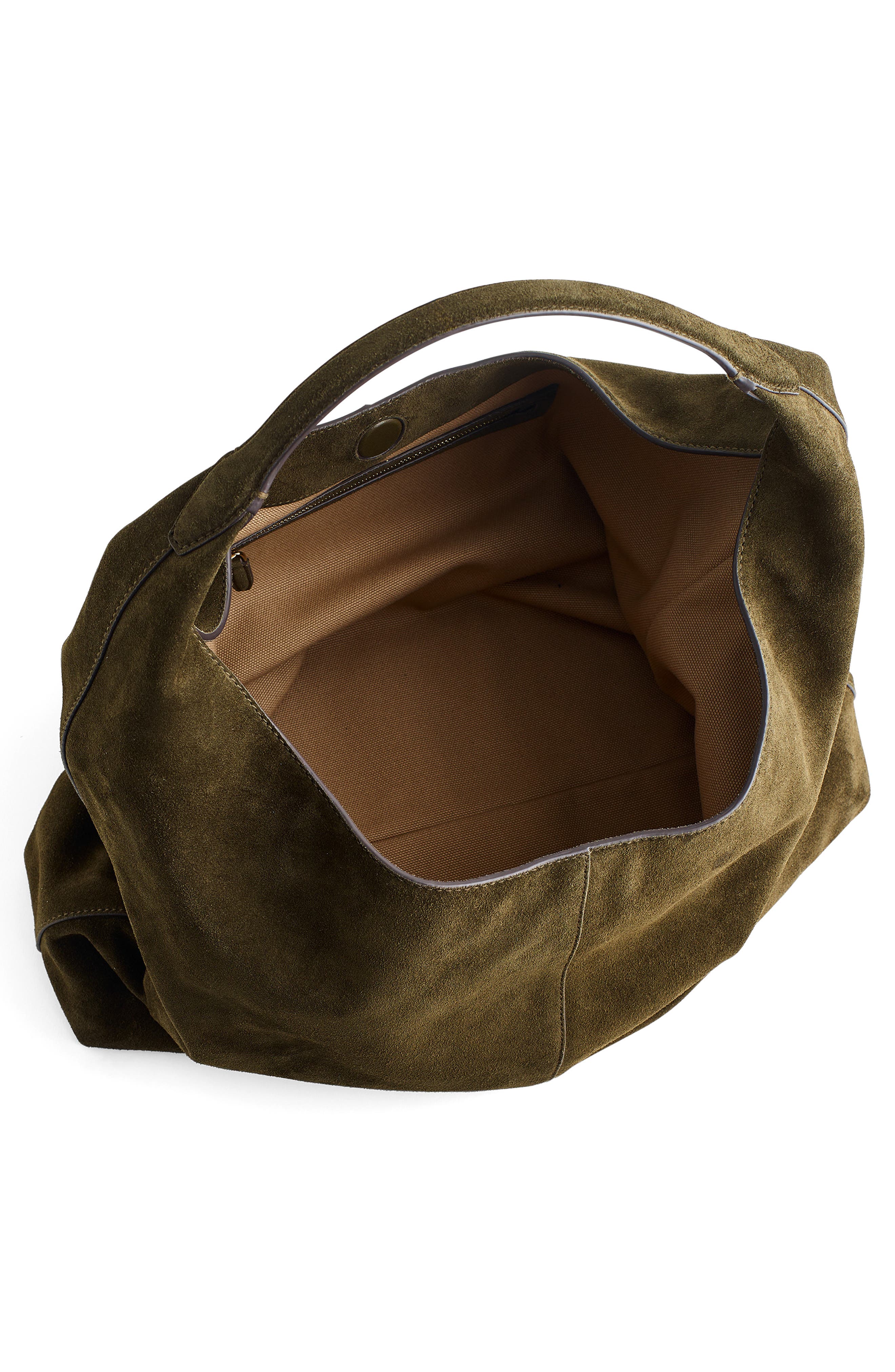 Madewell The Mylie Large Shoulder Bag, Alternate, color, Dark Olive