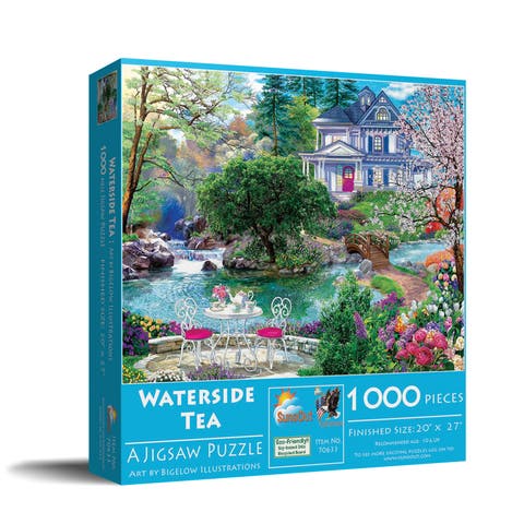 Waterside Tea 1000 piece Jigsaw Puzzle for Adults