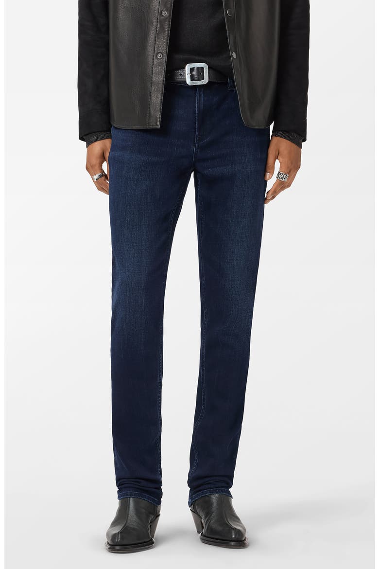 J702 Slim Fit Jeans, Main, color, NAVY
