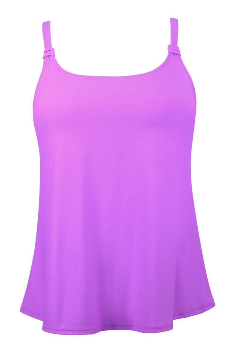 Jenna Tankini Swimsuit Top, Alternate, color, BERRY BURST
