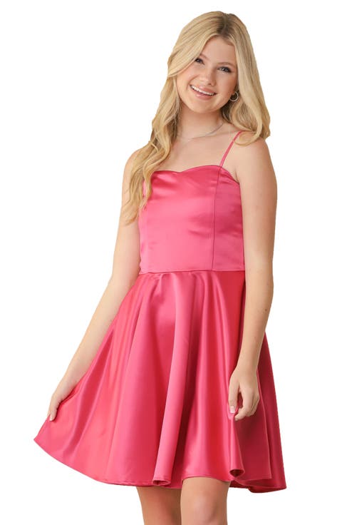 Fit and Flare Party Dress in Longer Length