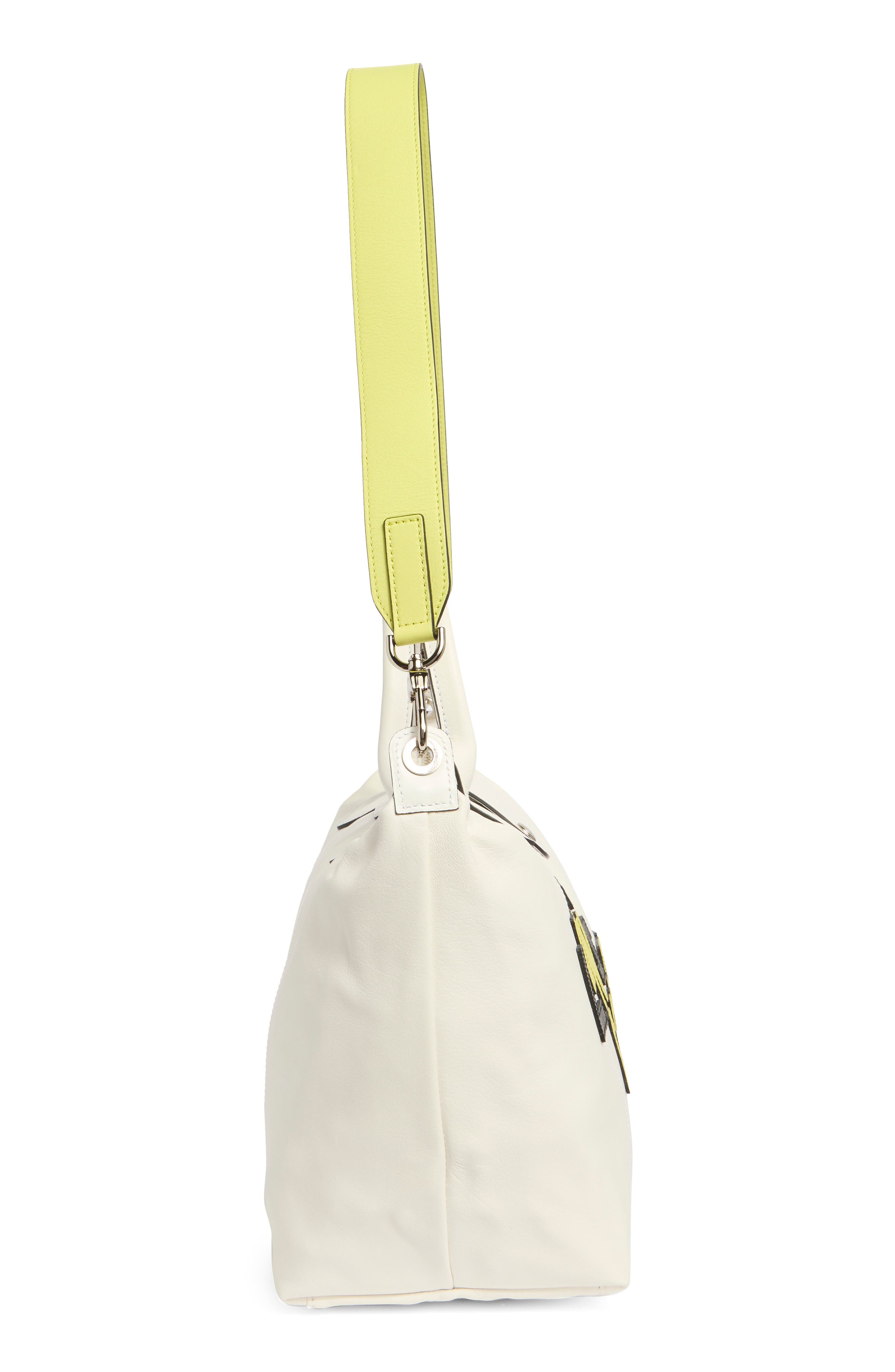 Longchamp Le Pliage Medium Crossbody Bag, Alternate, color, White