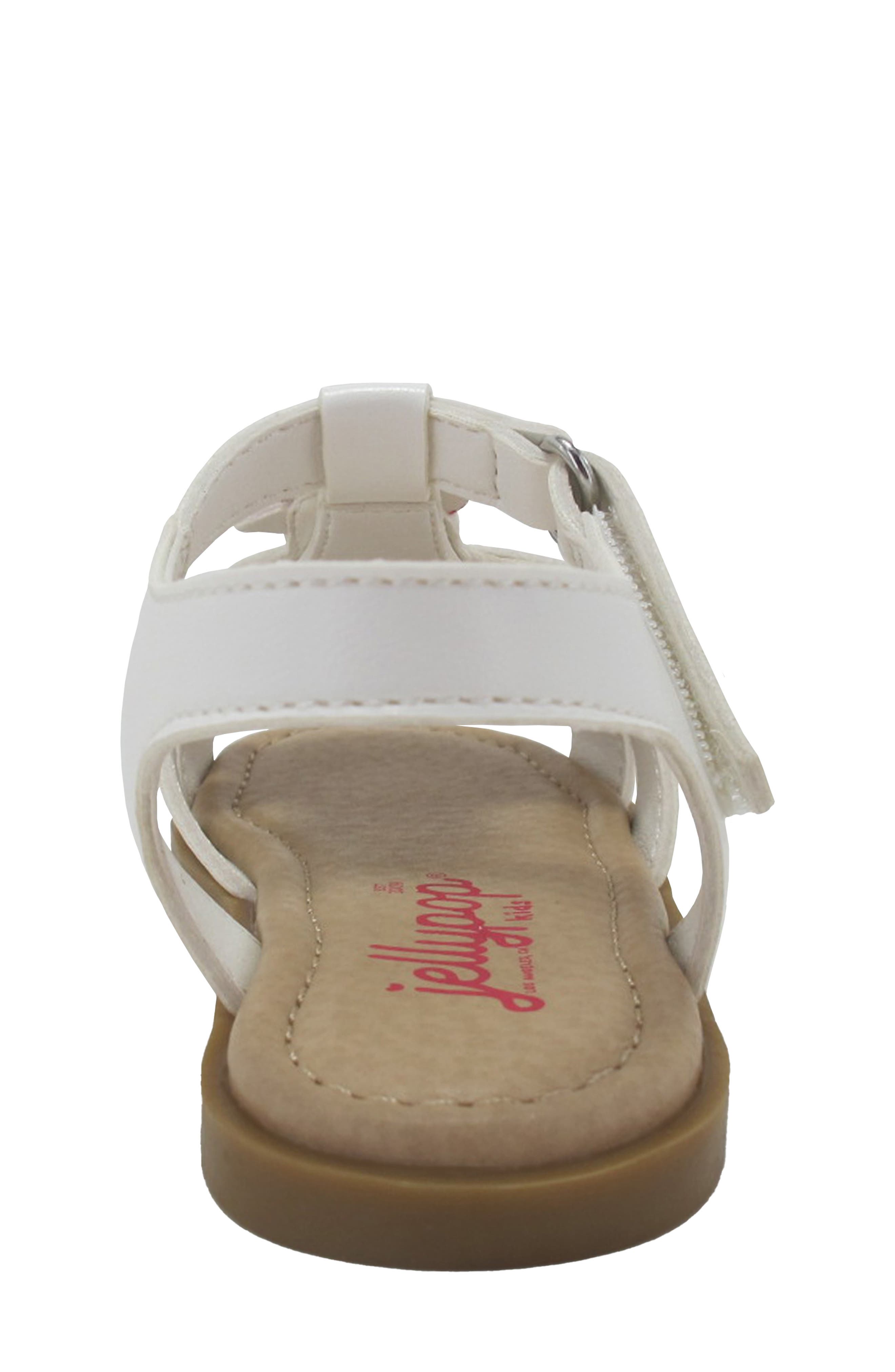 JELLYPOP Kids' Lil Chipper Sandal, Alternate, color, White