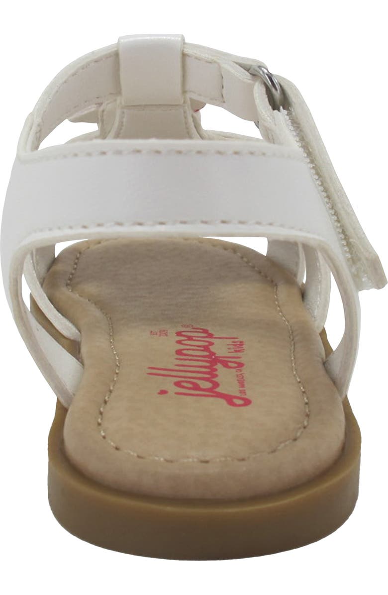 JELLYPOP Kids' Lil Chipper Sandal, Alternate, color, White