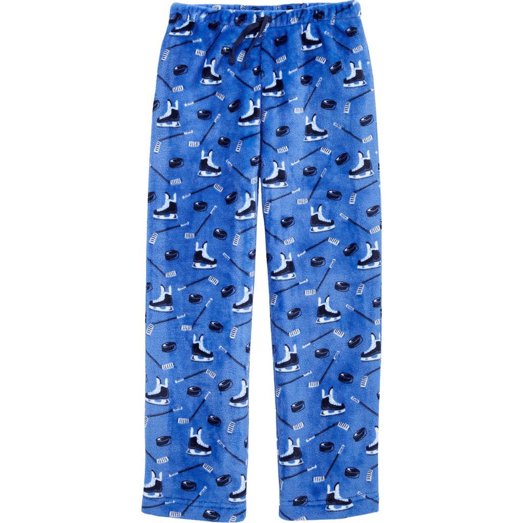 Vineyard Vines Kids' Print Fleece Sleep Pants In Blue