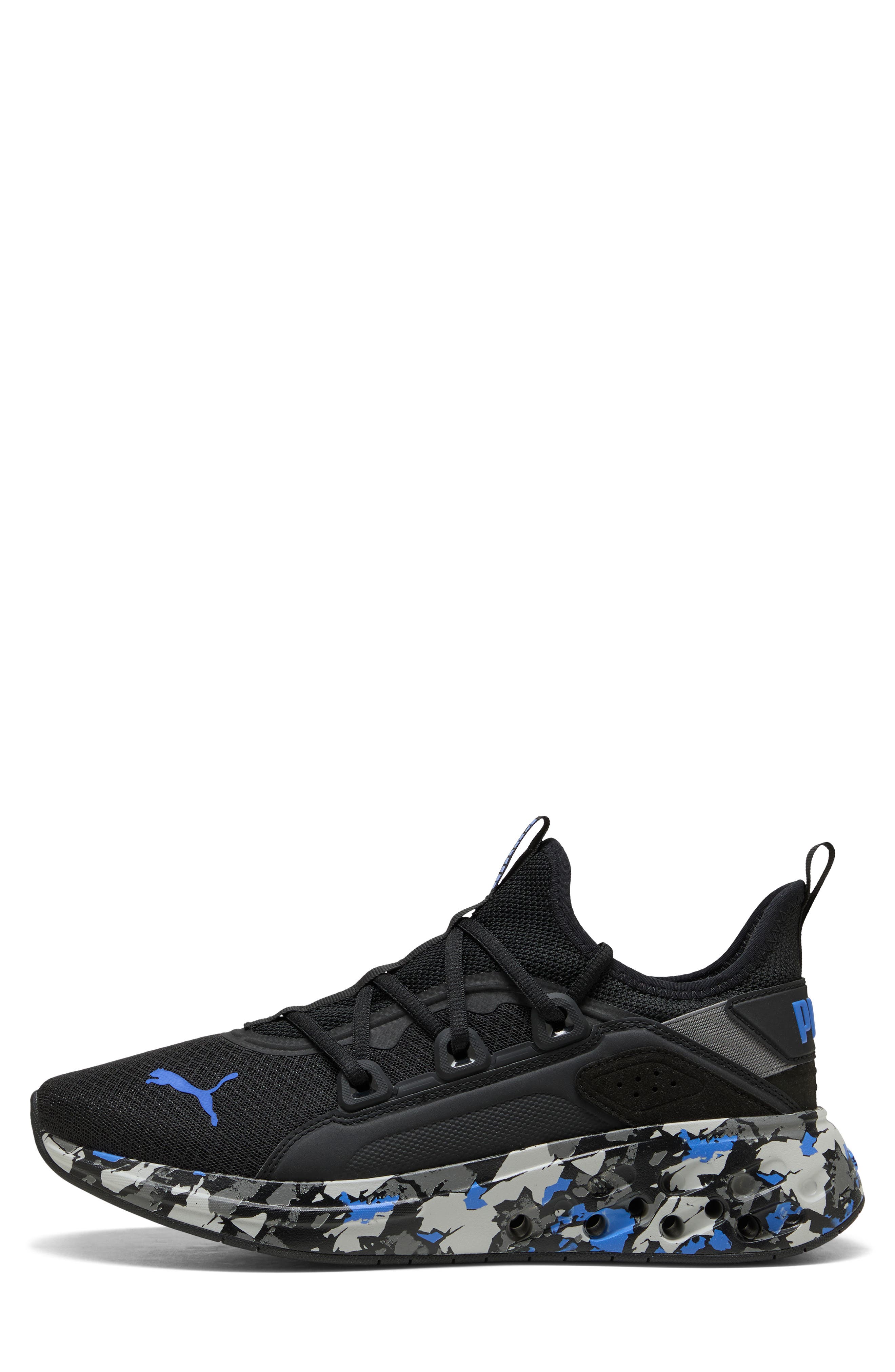 PUMA Softride Frequence Street Sneaker, Alternate, color, Puma Black/ Dark Gray/ Royal