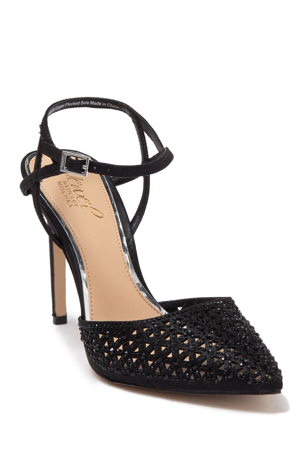 Jewel Badgley Mischka Fatima Ankle Strap Pump, Main, color, 